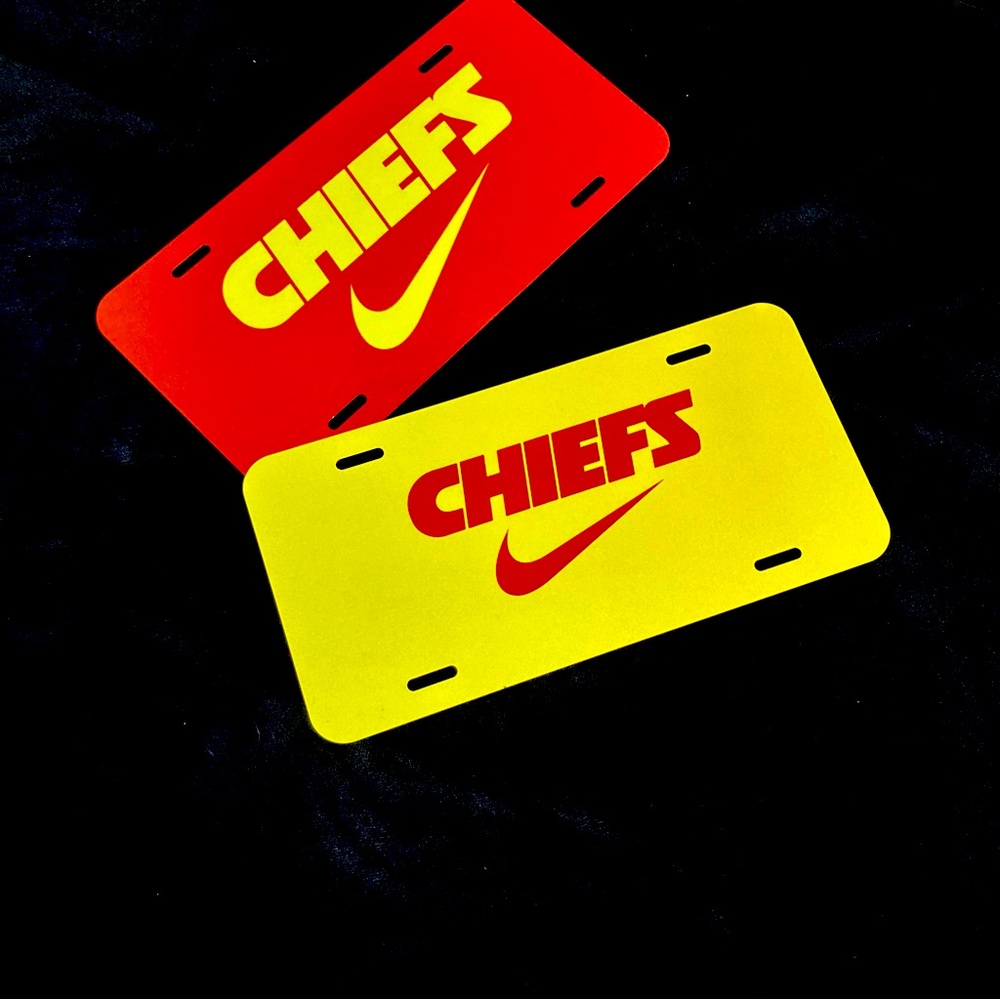 Kansas City Chiefs License Plate Covers